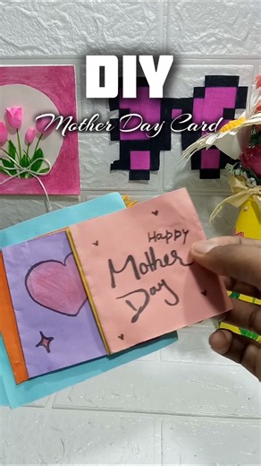 Mother Day Card🌷#craft #artandcraft #trending #mothersday #shorts #shortviral