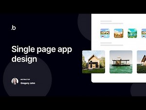 Single page app design | Bubble.io Tutorial