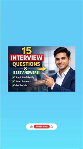 Crack Any Interview with These 15 Answers 💼15 Questions That Can Get You Hired 🚀#Shorts
