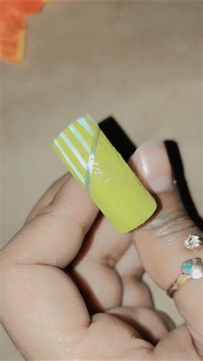 💅 Mail art tutorial for beginners 🌱🍀 #nails #nailart #shorts #trending #youtubeshorts #shortsfeed ✨