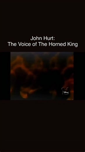 John Hurt provided the voice for one of Disney’s most terrifying villains, the Horned King in The Black Cauldron. Hurt had an incredible career, and younger fans may know him best as Mr. Ollivander from the Harry Potter films. | Disney History Channel