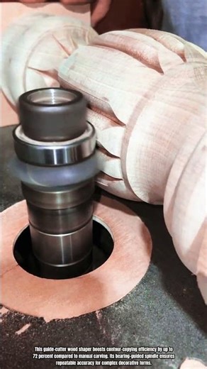 Best Innovation Wood Shaping Machine: How to Copy Complex Forms with Guide Cutter