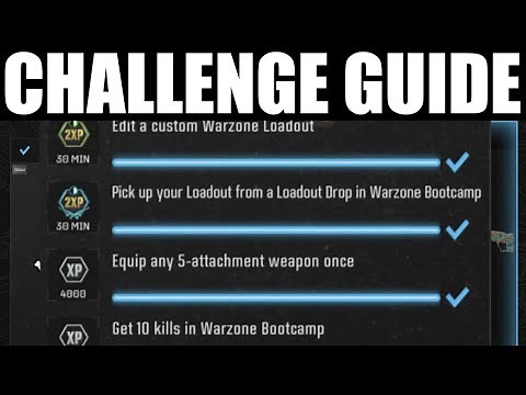 pick your loadout from a loadout drop in warzone bootcamp