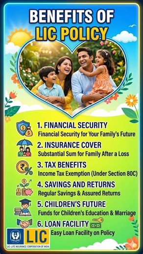 Benefits of Benefits of LIC Policy #lic #licpolicy #bestlicplan #wealthguru #licofindia
