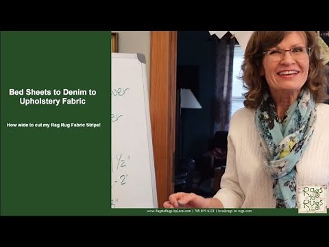 How WIDE should I cut my Rag Rug Fabric Strips?!