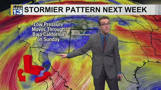Warming up ahead & dry before next pattern change