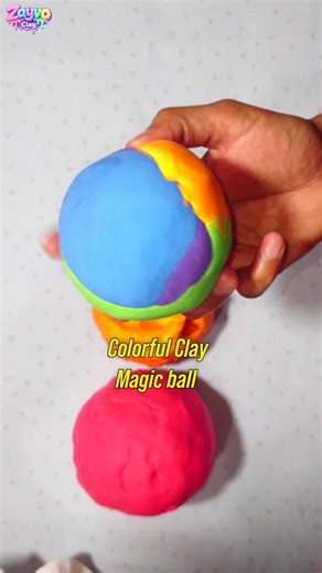 I Mixed All Rainbow Clay Colors Together... ThisHappened! 🌈 | Super Satisfying ASMR #shorts #clay