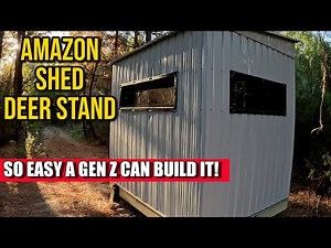 Amazon Shed Deer Stand – So Easy a Gen Z Could Build It!