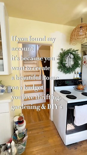 Sometimes I wonder if I’ll ever put the paint & tools away! I bought my “cottage”, aka: this old 1930’s house, 3 years ago after my divorce, and I’ve been slowly renovating & decorating it ever since, and don’t see any end in sight! I’m currently finishing up my stairway & hallway makeover, among the 10 million other projects I have going on here in the house and on the property. I LOVE, LOVE, LOVE decorating, thrifting and gardening which come in real handy as I create the home of my dreams! An