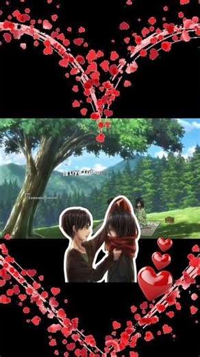 eren and Mikasa x itna naa mujhe tu pyaar bara 💓💯 #psycho animator 01