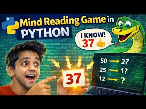 I Read Your Mind Using Python 😳 (100% Working Trick!)