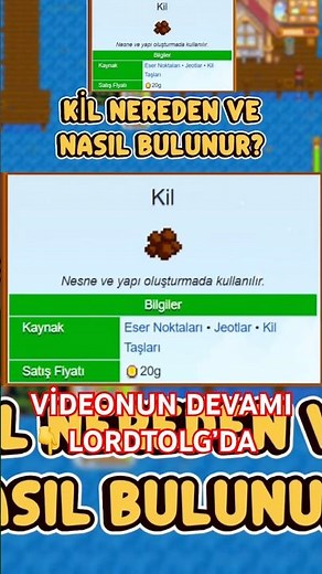 Kil Nereden ve Nasıl Bulunur? 🤔Stardew Valley Kısa Rehber 📖