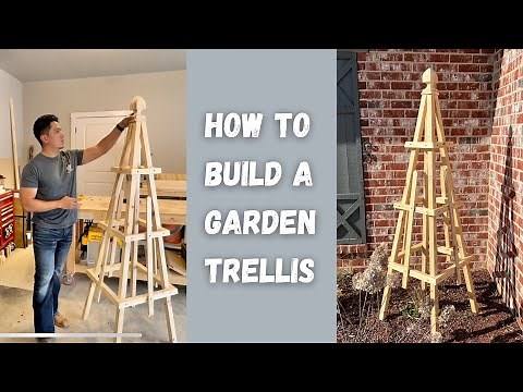 How to Build an Easy Garden Trellis | Beginner Woodworking
