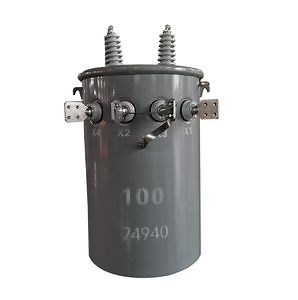 [Hot Item] Single Phase 19920V Primary 120/240 Secondary 100kVA Pole Mounted Transformer