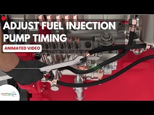 Set and Adjust Fuel Injection Pump Timing - Animated Explanation #MechanicDiesel #Learnengg