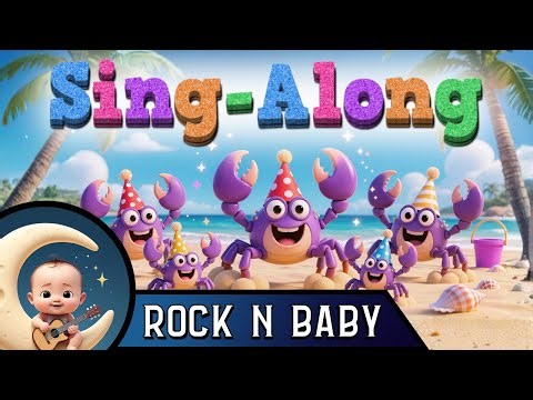 Crab Party Song - Rock N Baby Nursery Rhymes - Kids Sing-along Songs