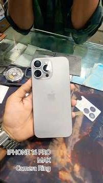 Iphone 16 Pro Max protective Ring Cover || #technology #mobileskin #automobile