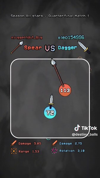 Spear vs Dagger: All Stars Tournament Quarterfinal Showdown