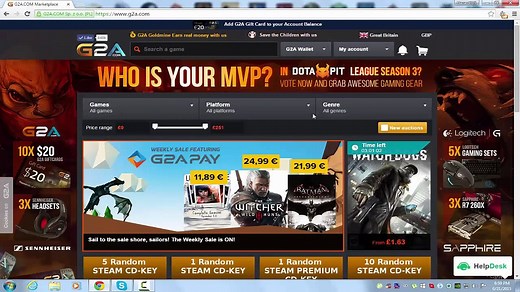 How to Payout-Withdraw balance from G2A.com website