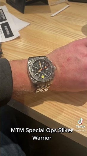 MTM Special Ops Silver Warrior Watch! #shorts #mtmwatch #short #watches