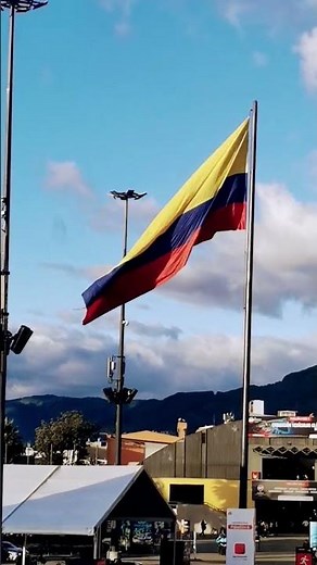 Colombian tricolor flag
