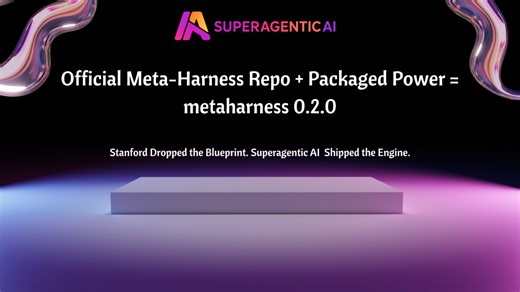 Official Meta-Harness Repo + Packaged Power = Coding Agent metaharness