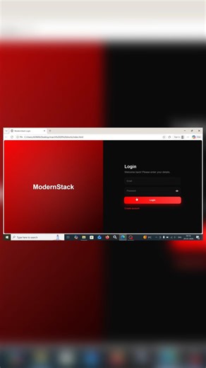 $1000 Login Page using HTML CSS JS 😳 #loginpage #htmlcss #css #cssframework #cssfilters