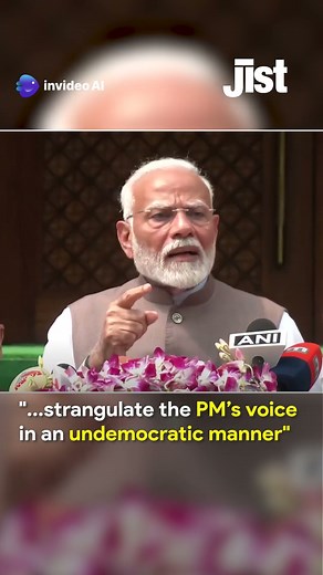 Modi Questions Opposition: Why Strangulate PM's Voice? | Jist