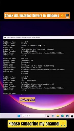 Check ALL Installed Drivers in Windows ⚡ #techshorts #windowstips #youtubeshorts