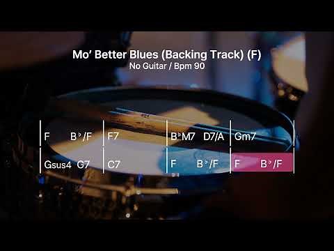Mo' Better Blues Backing Track (F)