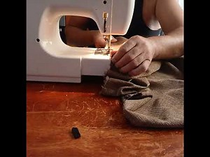 Ράψιμο μαξιλάρι του καναπέ