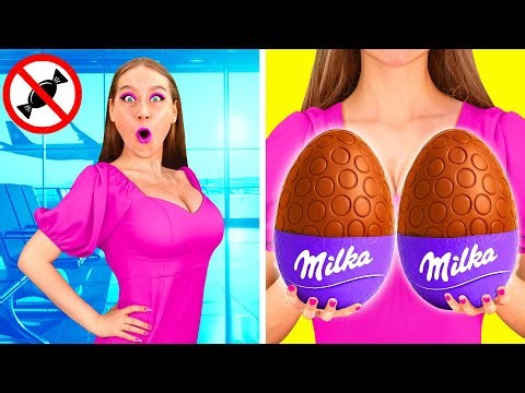Ways to Sneak Snacks into the Plane | Funny Moments