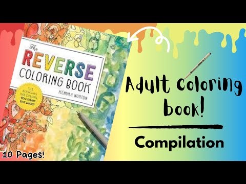 Reverse Coloring Book | Every Page So Far