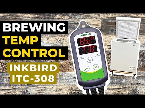 How to Build a Fermentation Chamber [ INKBIRD ITC-308 ] #temperaturecontrol #homebrewing