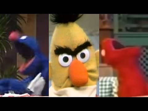3 minutes of Sesame Street Perfectly Cut Screams