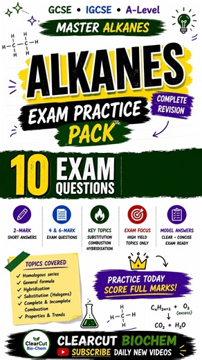 ALKANES Explained + Exam Questions | Empirical Formula, Combustion & Reactions | GCSE IGCSE A-Level