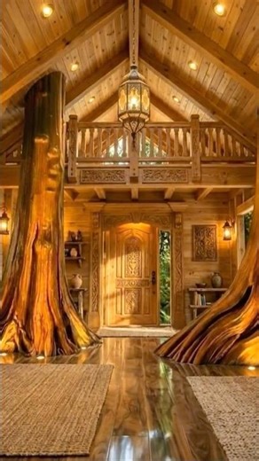 Luxury Wooden House Built Around Living Trees | Unreal Nature Home Design