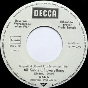Dana - All Kinds Of Everything