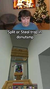 Split or steal trap in donutsmp #shorts #dancetiktok