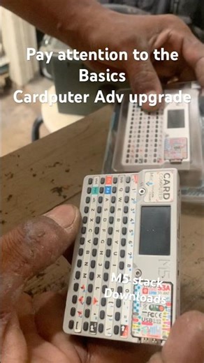 #cardputer & #CARDPUTERADV, not the same #esp32s3 #m5stack