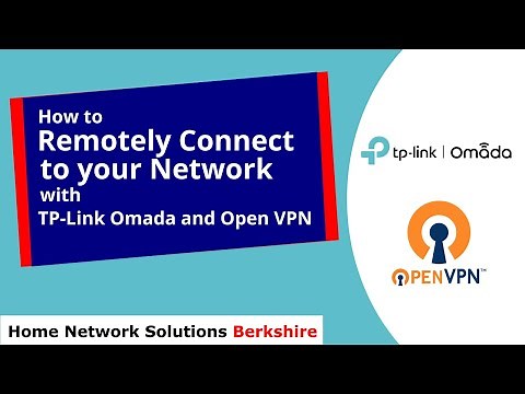 How To Remotely Connect To Your Network With Openvpn And Tp-link Omada Controller