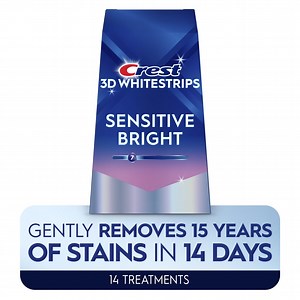 Crest 3DWhitestrips Sensitive Teeth Whitening Kit, 14 Count