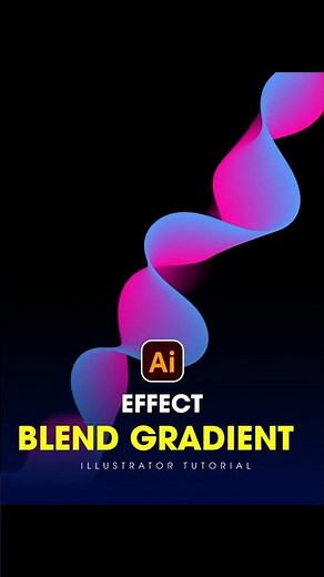 How to Create a Smooth Blend Gradient in Adobe Illustrator 2024 | Easy Tutorial