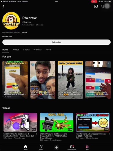 Rbxcrew best for robux #rbxcrew