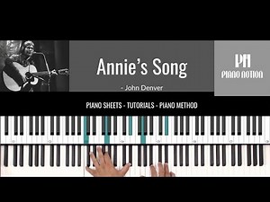 Annie’s Song - John Denver (Sheet Music - Piano Solo - Piano Cover - Tutorial)
