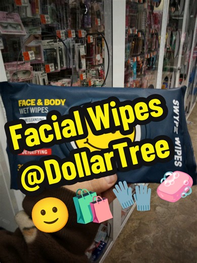 Facial Wipes Shopping at Dollar Tree