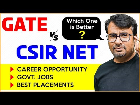 GATE vs CSIR-NET | Which One You Should Choose? What Is GATE EXAM VS What Is CSIR-NET | BEST OPTION