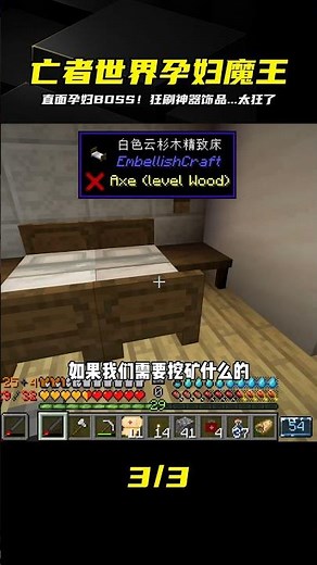 亡者世界（12）：遇到孕婦BOSS，獲得大量神器飾品 #我的世界 #MC #我的世界烧鸡 #Minecraft #MOD