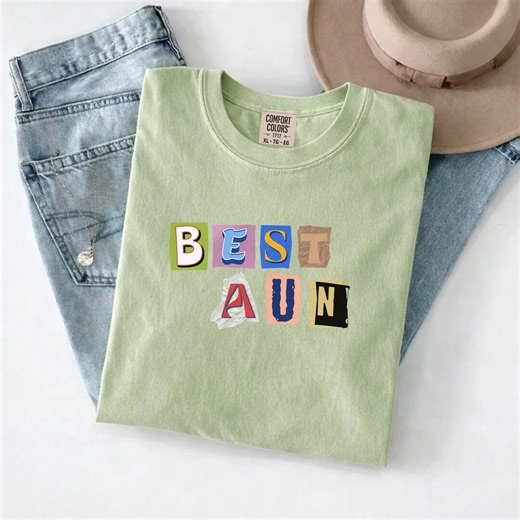 Comfort Colors Aunt Shirt, Aunt Birthday Gift, Relaxed Fit Tee - Etsy