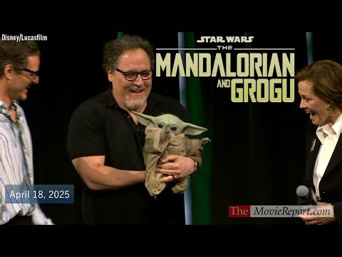 THE MANDALORIAN AND GROGU Pedro Pascal, Sigourney Weaver at Star Wars Celebration - April 18,2025 4K